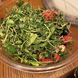 Micro Meadows - Summer salad w fresh blue berries & strawberries we got for dinner #BradyEats