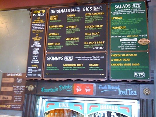Menu photo 2 Potbelly Richardson, TX