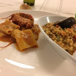 L'incantu - Frecola  ai frutti di mare e paccheri all'astice