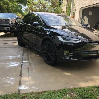 Hot City Auto Spa - TESLA MODEL X WASHED AND WAXED - Auto Detailing Near Me - Conroe, Texas