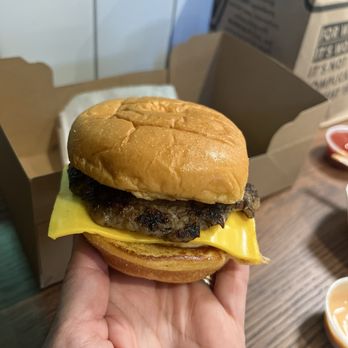 Shake Shack - Sausage egg and cheese - Burgers Near Me - Jamaica, New York