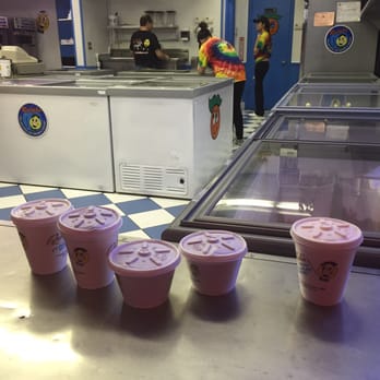 Ralphs Famous Italian Ices - 3 Black raspberry , 1 banana & 1 peach ! The best flavors here Wanted honeydew but it's not in season yet - Ice Cream & Frozen Yogurt Near Me - Franklin Square, New York Ralphs Famous Italian Ices - 3 Black raspberry , 1 banana & 1 peach ! The best flavors here Wanted honeydew but it's not in season yet - Ice Cream & Frozen Yogurt Near Me - Franklin Square, New York