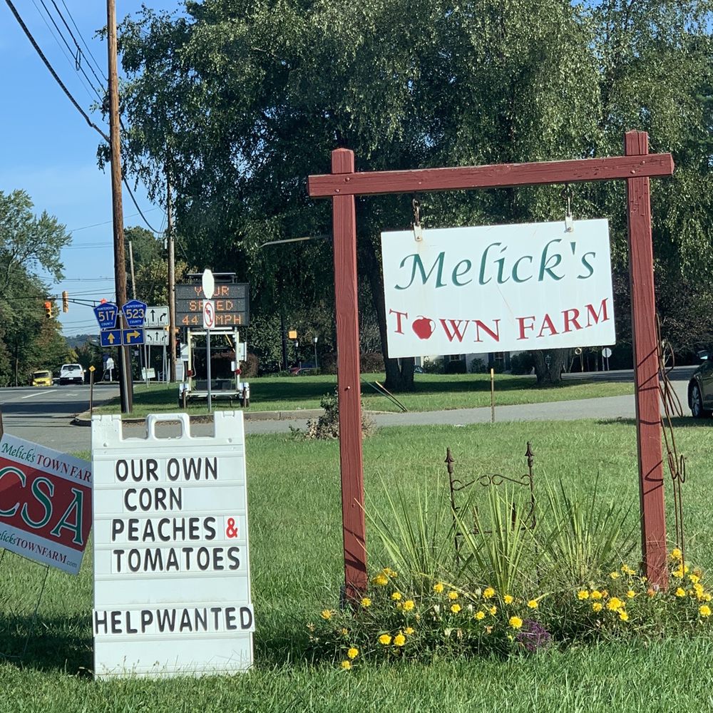 Melick's Farm Market - a sign for melick's town farm - Fruits & Veggies Near Me - Oldwick, New Jersey Melick's Farm Market - a sign for melick's town farm - Fruits & Veggies Near Me - Oldwick, New Jersey