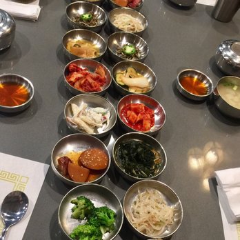 Tofu Plus - An endless sea of banchan - Korean Near Me - Cupertino, California Tofu Plus - An endless sea of banchan - Korean Near Me - Cupertino, California