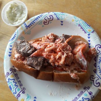 Mystic Lobster Roll - Surf and Turf roll. So awesome. - Sandwiches Near Me - Ship Bottom, New Jersey Mystic Lobster Roll - Surf and Turf roll. So awesome. - Sandwiches Near Me - Ship Bottom, New Jersey