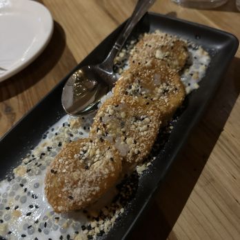 Top Hatters Kitchen and Bar - Fried sesame mochi - Asian Fusion Near Me - San Leandro, California Top Hatters Kitchen and Bar - Fried sesame mochi - Asian Fusion Near Me - San Leandro, California