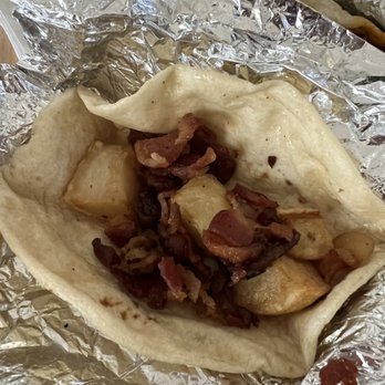 El Taco Stone Oak - Potato&Bacon Taco - Mexican Near Me - San Antonio, Texas