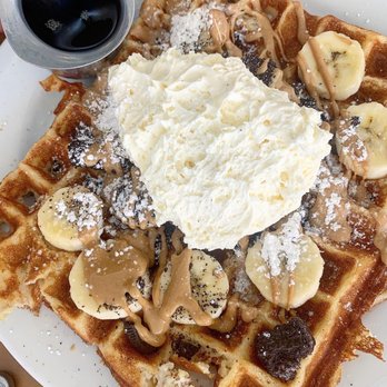 Bea Bea’s - "Going bananas" waffle - Coffee & Tea Near Me - Glendale, California Bea Bea’s - "Going bananas" waffle - Coffee & Tea Near Me - Glendale, California