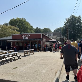 Slap's BBQ - There is always a line, but it moves fairly quickly. - Barbeque Near Me - Kansas City, Kansas Slap's BBQ - There is always a line, but it moves fairly quickly. - Barbeque Near Me - Kansas City, Kansas