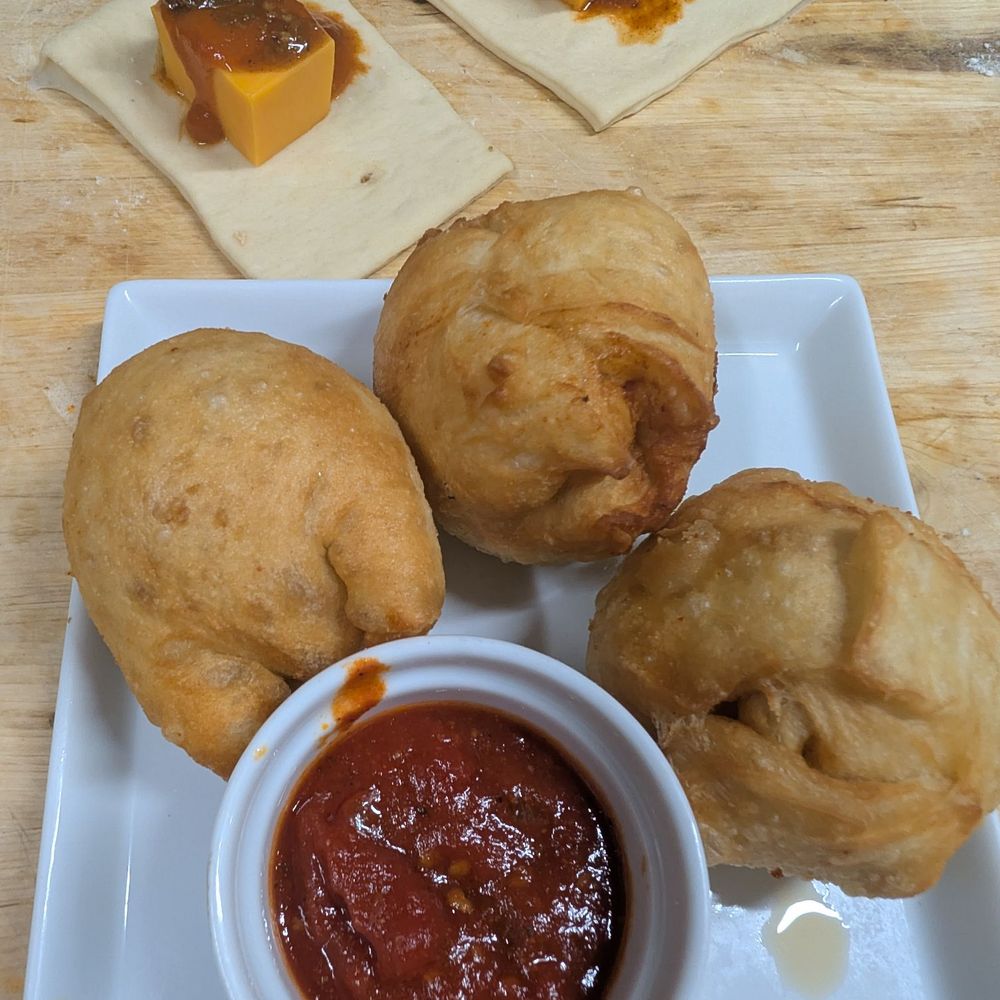 Le Sammich - Meat bites . Juicy meatballs, marinara, and mozzarella in pizza dough. Yummo! - Sandwiches Near Me - Montreal, Quebec