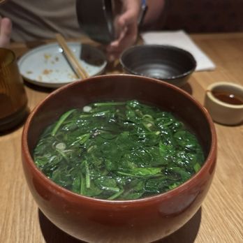 Konban - spinach udon - Izakaya Near Me - New York, New York Konban - spinach udon - Izakaya Near Me - New York, New York