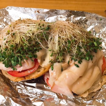 Bagels Etc. - Turkey melt on veggie bagel with added sprouts and tomato ($9.17) cash only - Bagels Near Me - Washington, DC, District of Columbia Bagels Etc. - Turkey melt on veggie bagel with added sprouts and tomato ($9.17) cash only - Bagels Near Me - Washington, DC, District of Columbia