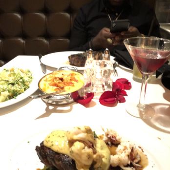 Ocean Prime - Surf N Turf Caesar Salad Lobster Mashed Potatoes Kansas City Strip - Cocktail Bars Near Me - Philadelphia, Pennsylvania