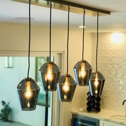 Before Diego, we had no light above our dining room table. But two hours after he installed everything beautifully, we got this! So happy! Before Diego, we had no light above our dining room table. But two hours after he installed everything beautifully, we got this! So happy!