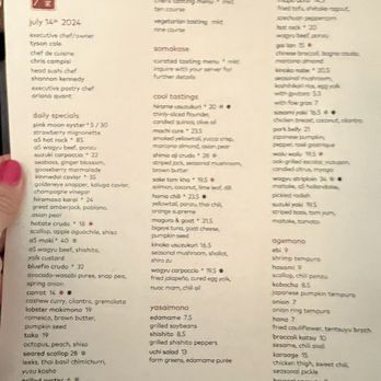 Uchi Austin - Menu - Sushi Bars Near Me - Austin, Texas