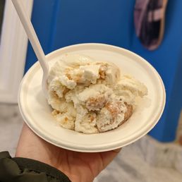 Single scoop of Paula's Glazed Donuts Single scoop of Paula's Glazed Donuts