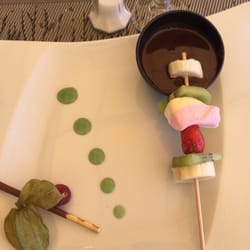 Le Restaurant de la Tour - Fondue au chocolat