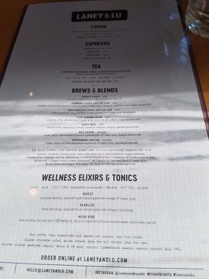 Menu photo 2 LANEY & LU Exeter, NH