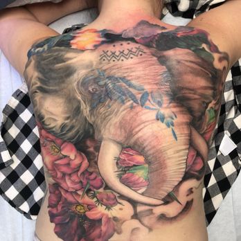 Urban Art Tattoo - Back piece/cover up. - Tattoo Near Me - Mesa, Arizona Urban Art Tattoo - Back piece/cover up. - Tattoo Near Me - Mesa, Arizona