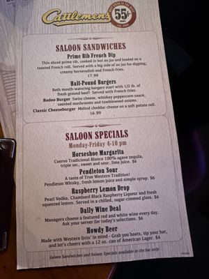 Menu photo 1 Cattlemens Selma, CA Menu photo 1 Cattlemens Selma, CA