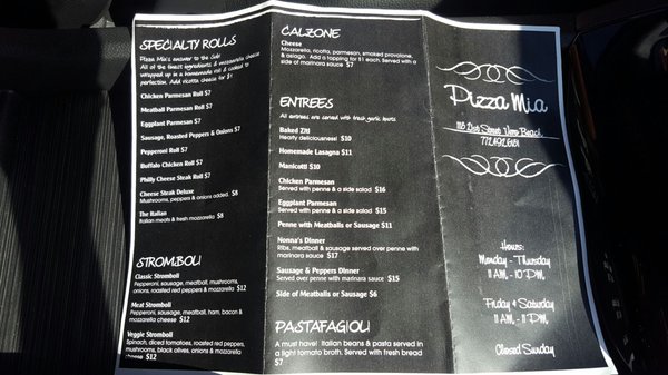 Menu photo 6 Pizza Mia Vero Beach, FL Menu photo 6 Pizza Mia Vero Beach, FL