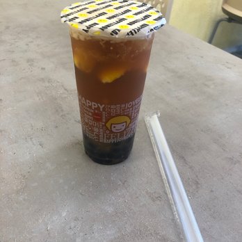 Happy Lemon - C2 freshly squeezed lemon black tea with boba - Bubble Tea Near Me - San Leandro, California Happy Lemon - C2 freshly squeezed lemon black tea with boba - Bubble Tea Near Me - San Leandro, California