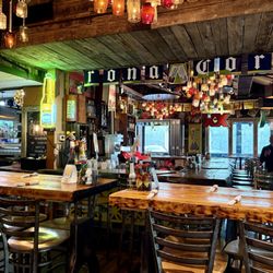 River and Rail Cantina - Dining room looking towards bar and street in background
