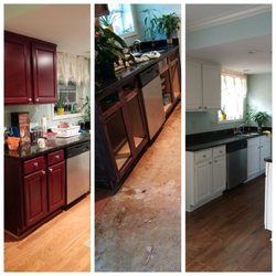 Water Pro - Before, during, and after in my kitchen. Andy and his team obviously did a fantastic job. Love the new look!