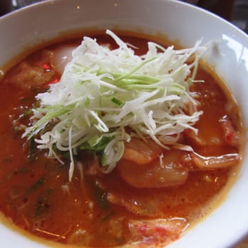 Chuko - Kimchi Ramen with scallion, soft egg - Asian Fusion Near Me - Brooklyn, New York Chuko - Kimchi Ramen with scallion, soft egg - Asian Fusion Near Me - Brooklyn, New York