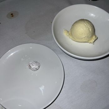 Coray Kitchen - Basil corn ice cream and what seemed like a wedding cookie with a biscotti taste - Tapas/Small Plates Near Me - Delmar, New York