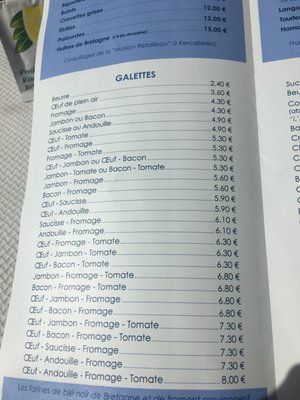 Menu photo 1 Le Derwin Batz-sur-Mer, 44