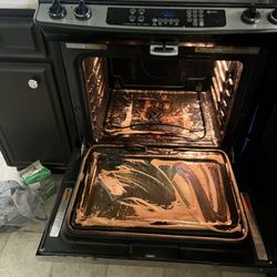 Dirt Busters Cleaning Service - Before & After Oven Cleaning