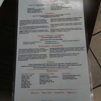Rusty Pot Café - Menu 2nd page - Breakfast & Brunch Near Me - Inglewood, California