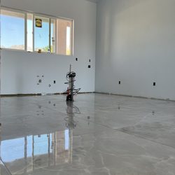 Floor & Decor - Kitchen tile laid out.