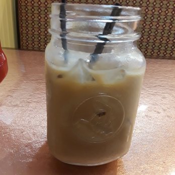 Another Broken Egg Cafe - Cold brew, served in mason jar. It didn't seem like alot but was a decent serving. - Breakfast & Brunch Near Me - Pearland, Texas Another Broken Egg Cafe - Cold brew, served in mason jar. It didn't seem like alot but was a decent serving. - Breakfast & Brunch Near Me - Pearland, Texas