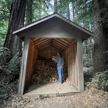 Glen Oaks Big Sur - Where we would go grab more wood for our fire - Hotels Near Me - Big Sur, California Glen Oaks Big Sur - Where we would go grab more wood for our fire - Hotels Near Me - Big Sur, California