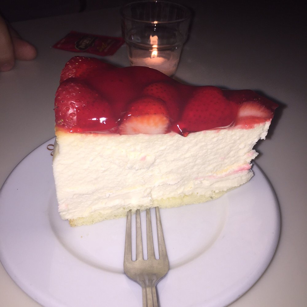 Omonia Cafe - Perfect slice of strawberry cheesecake. - Bakeries Near Me - Brooklyn, New York Omonia Cafe - Perfect slice of strawberry cheesecake. - Bakeries Near Me - Brooklyn, New York