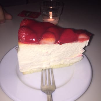 Omonia Cafe - Perfect slice of strawberry cheesecake. - Bakeries Near Me - Brooklyn, New York