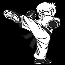 Wu Shen Tao - Children's basic skills picture ( round kick)