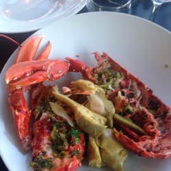 La Part des Anges - Un homard grillé aux cœurs d'Artichauts !