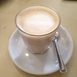 Black Cat Cafe - Awful, weak, bubbly latte. The coffee was terrible! Undrinkable.