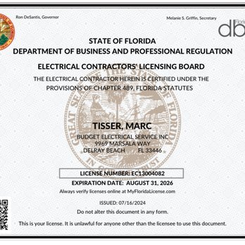 Budget Electrical Service - Electricians Near Me - Delray Beach, Florida Budget Electrical Service - Electricians Near Me - Delray Beach, Florida