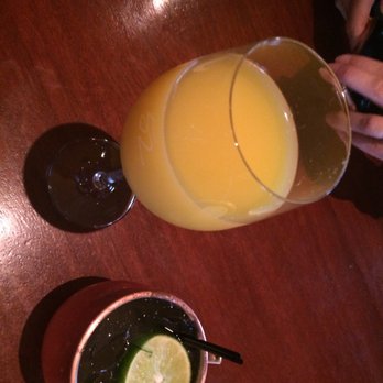Seasons 52 - Mamosa and Moscow Mule - New American Near Me - Orlando, Florida Seasons 52 - Mamosa and Moscow Mule - New American Near Me - Orlando, Florida