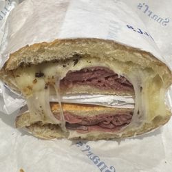 Snarf’s Sandwiches - French Dip w/ Roast Beef, Swiss & Provolone Cheese