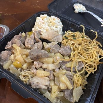 OG Poke - Hot food on Tuesday - sweet and sour pork and noodles - Poke Near Me - Eugene, Oregon