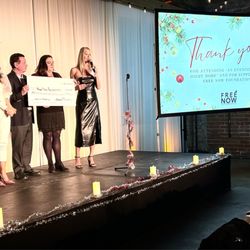 Seventh/Place - Presenting on stage, the fruits of our fundraising labors!