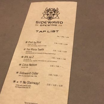Sideward Brewing Co - Breweries Near Me - Orlando, Florida Sideward Brewing Co - Breweries Near Me - Orlando, Florida