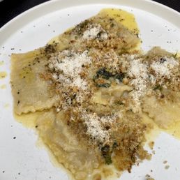Pumpkin Raviolis- sage heaven! So delicious