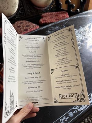 Menu photo 2 Foxtrot Portland, OR