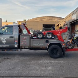 Budget Towing and Recovery - Motorcycle tow.